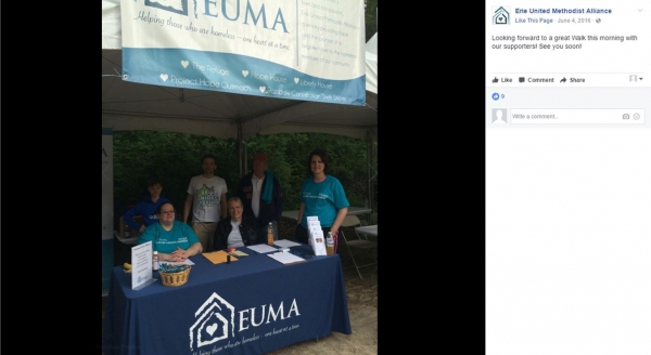 Erie united Methodist Alliance | 6' Custom Tablecloth