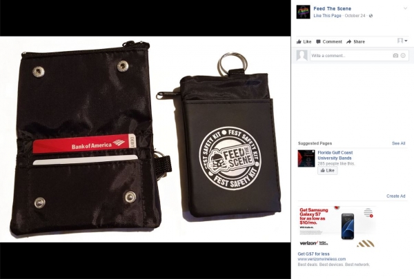 Feed The Scene | Wallet + Key Ring