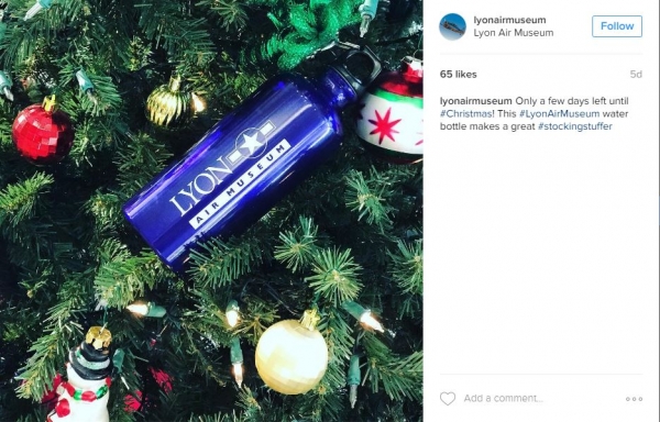 Lyon Air Museum | 20 oz Custom Water Bottles
