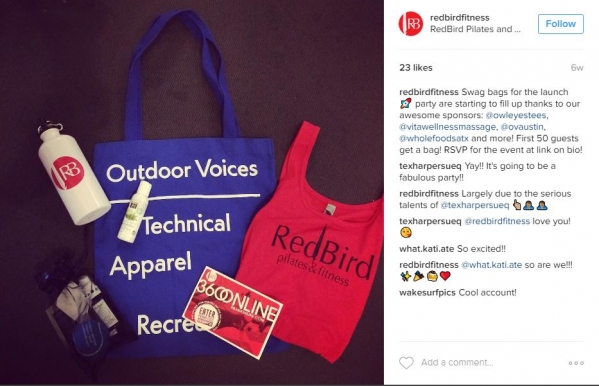 RedBird Pilates & Fitness | 20 oz Custom Water Bottles