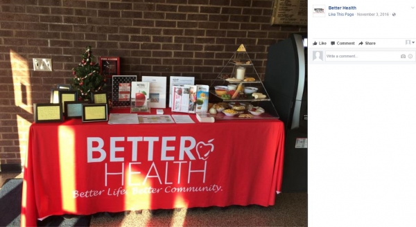 Better health | Imprinted 6' Fitted Table Cover